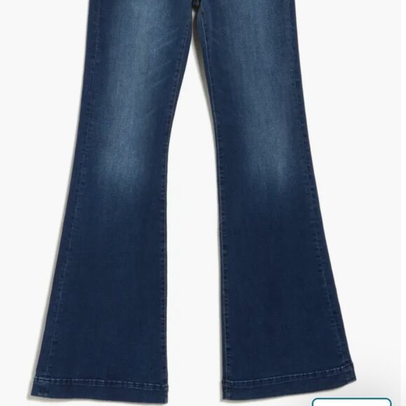 NWT 7 FOR ALL MANKIND Tailorless Dojo Bootcut Jeans In Cambria Size 25 - Picture 4 of 10